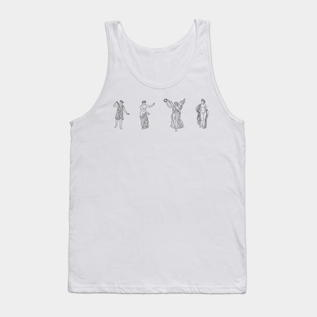 Greek Goddesses white Tank Top by candelanieto